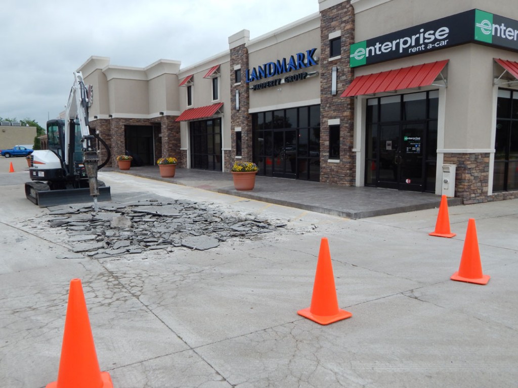 New Driveway at Landmark Crossing